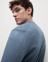 Cotton Rich Zip Up Knitted Polo Shirt